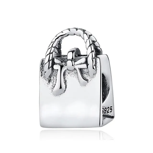 New 925 Sterling Silver Charm Bead Plane Travel Camera Eiffel Tower Beads Fit Original Pandora Bracelet charm DIY Jewelry Gift
