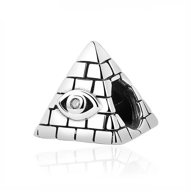 New 925 Sterling Silver Charm Bead Plane Travel Camera Eiffel Tower Beads Fit Original Pandora Bracelet charm DIY Jewelry Gift