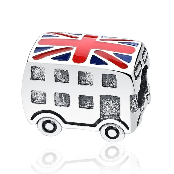 New 925 Sterling Silver Charm Bead Plane Travel Camera Eiffel Tower Beads Fit Original Pandora Bracelet charm DIY Jewelry Gift