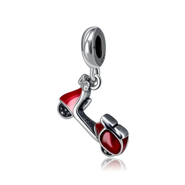 New 925 Sterling Silver Charm Bead Plane Travel Camera Eiffel Tower Beads Fit Original Pandora Bracelet charm DIY Jewelry Gift