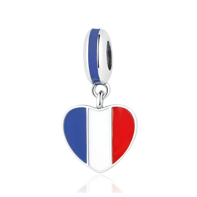 New 925 Sterling Silver Charm Bead Plane Travel Camera Eiffel Tower Beads Fit Original Pandora Bracelet charm DIY Jewelry Gift