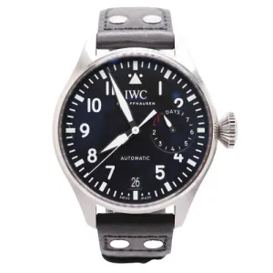 NEW! IWC Men's Big Pilot Stainless Steel 46mm Black Dial Watch Ref# IW501001