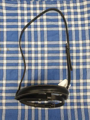NEW nose band, black with white stitching, size cob FREE POSTAGE *