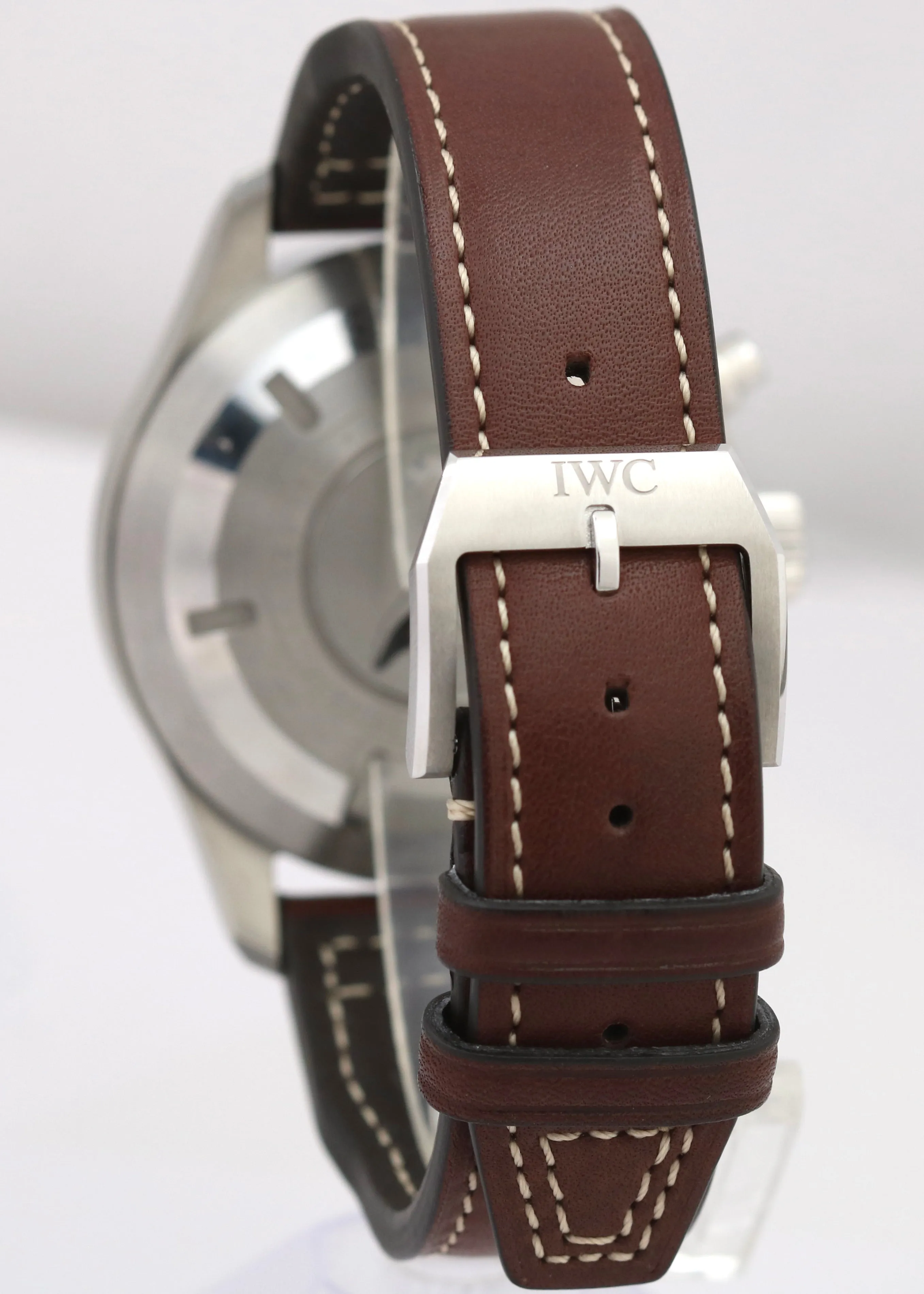 NEW PAPERS IWC Pilot Le Petit Prince Blue 43mm Steel Chronograph IW377714 BOX