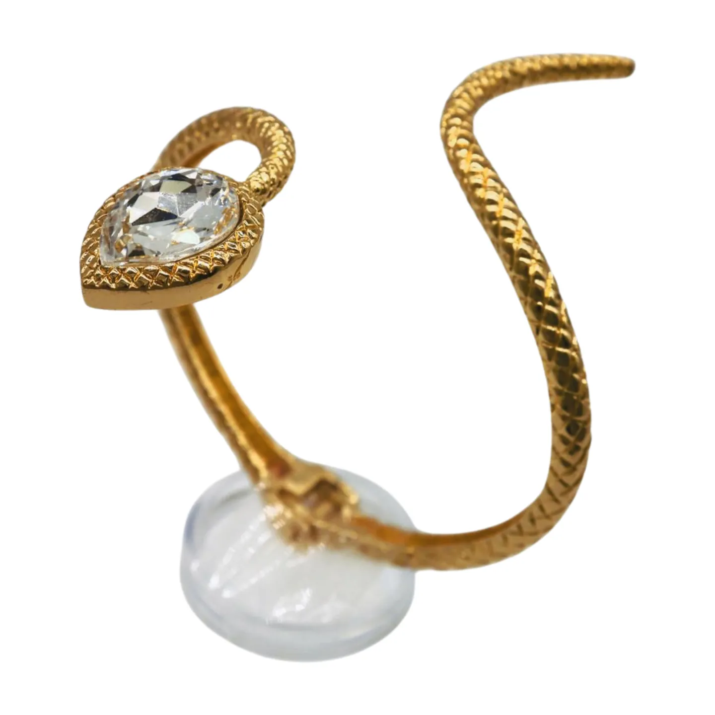 New Women Gold Metal Wrist Upper Arm Cuff Bracelet Wrap Around Snake Fashion Jewelry