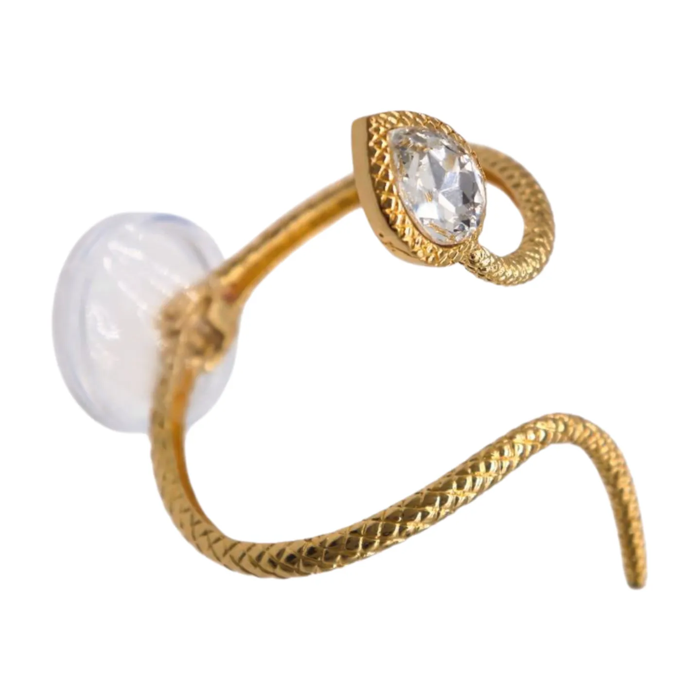 New Women Gold Metal Wrist Upper Arm Cuff Bracelet Wrap Around Snake Fashion Jewelry