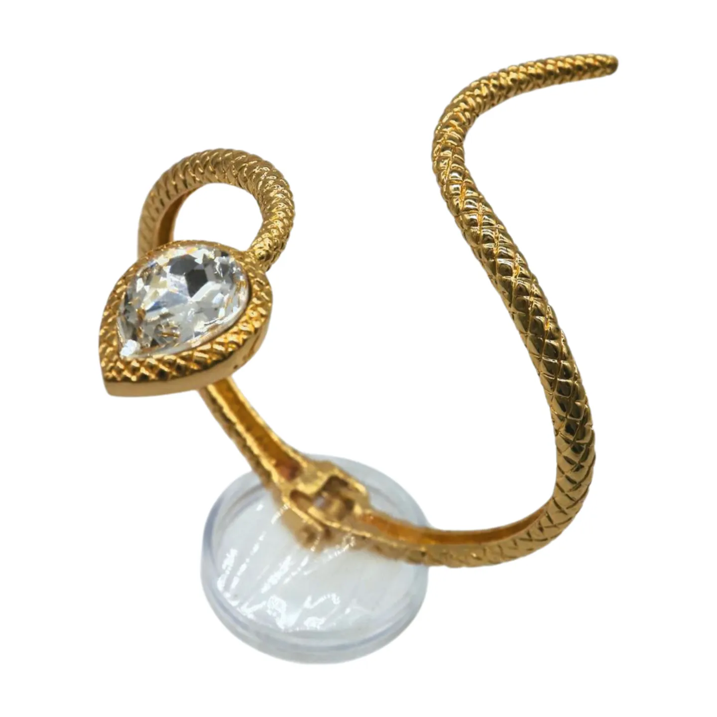 New Women Gold Metal Wrist Upper Arm Cuff Bracelet Wrap Around Snake Fashion Jewelry