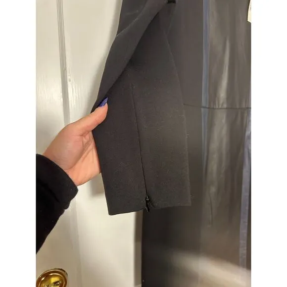 NWT J Crew Leather &amp; Nylon Dress
