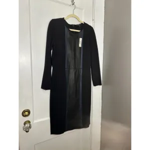 NWT J Crew Leather &amp; Nylon Dress