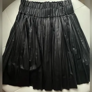 NWT Zara Faux Leather Skirt