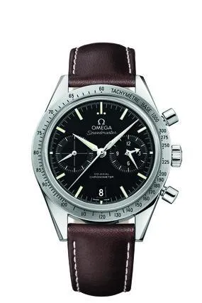 Omega 20mm Brown genuine leather Strap 032CUZ006728