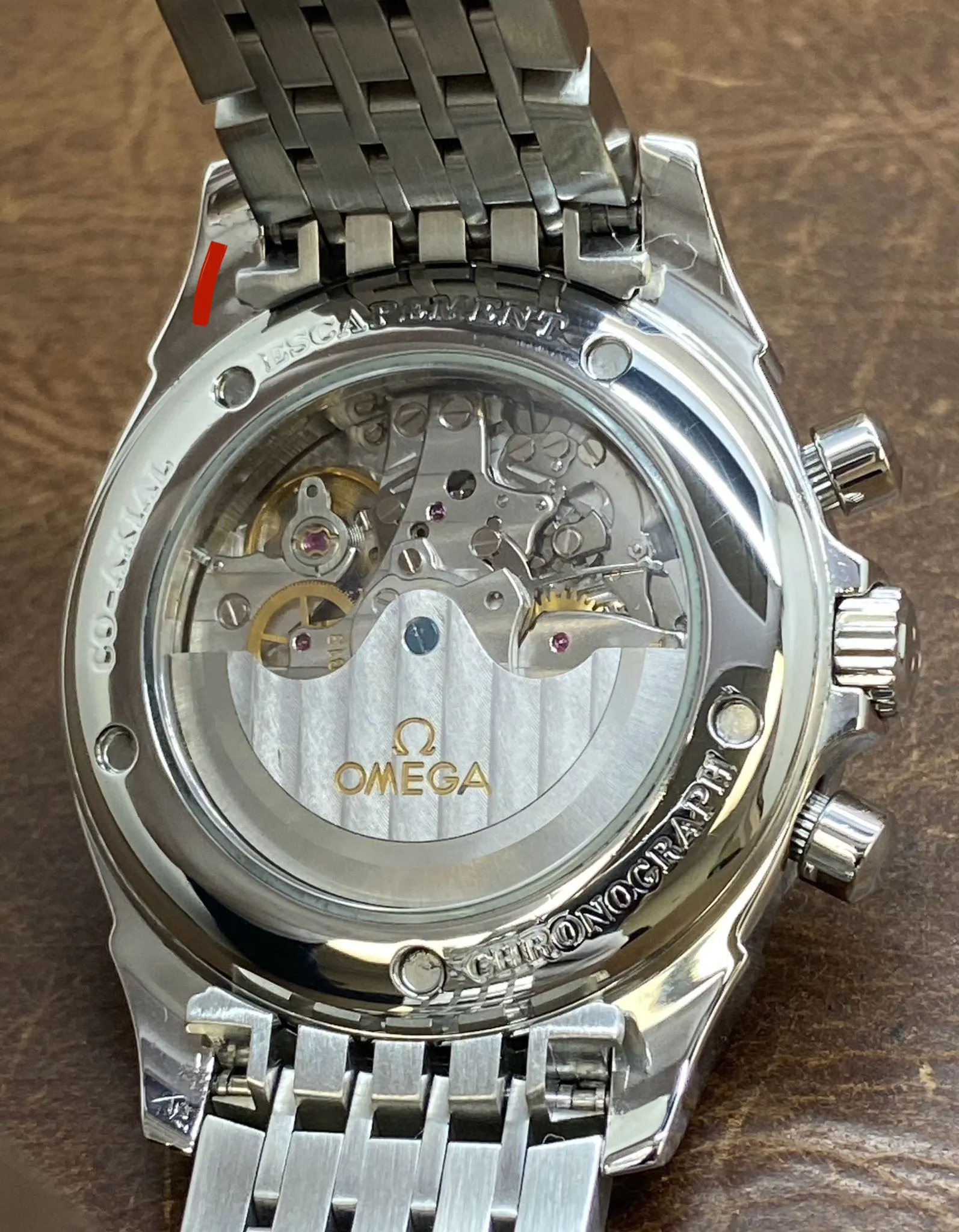 Omega De Ville Chronograph 41mm 4841.31.32 Silver Dial Automatic Men's Watch