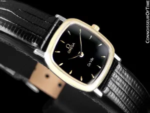 Omega De Ville Ladies Watch - Solid 18K Gold & Stainless Steel