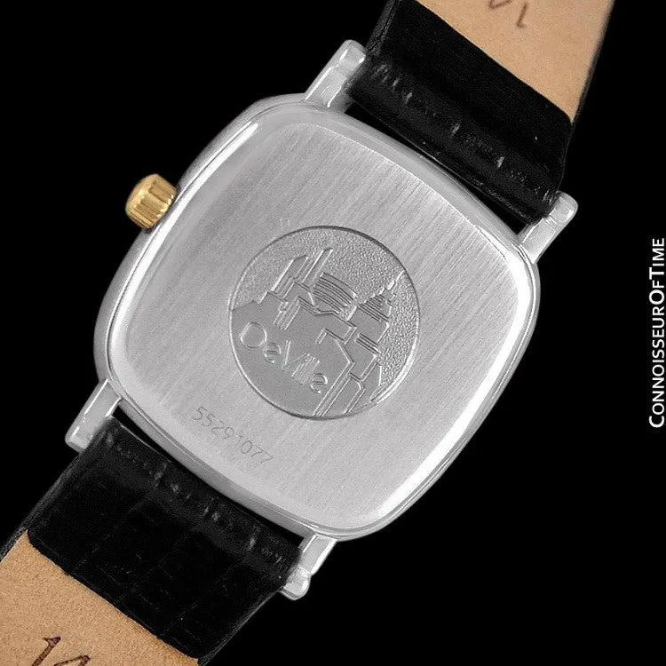 Omega De Ville Ladies Watch - Solid 18K Gold & Stainless Steel