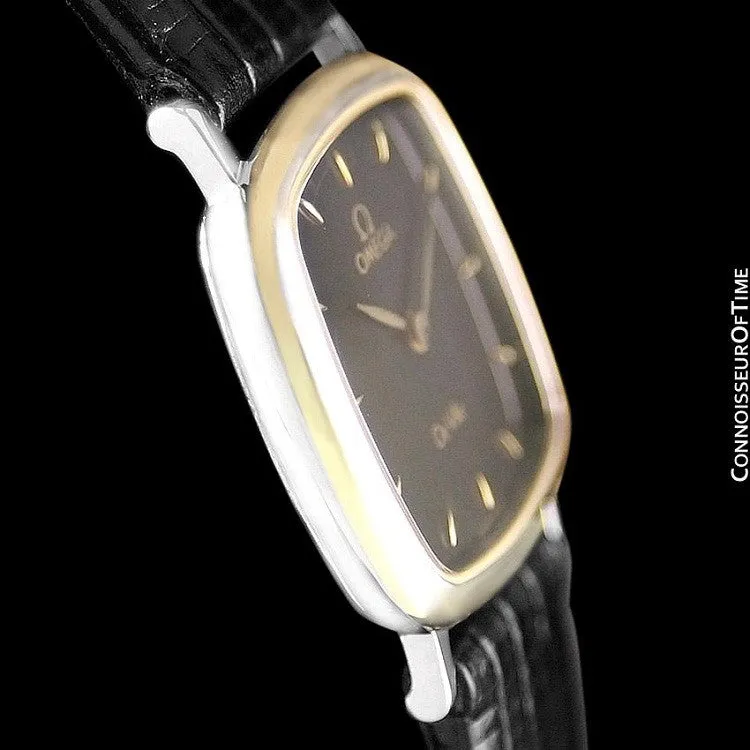 Omega De Ville Ladies Watch - Solid 18K Gold & Stainless Steel