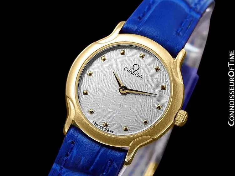 Omega De Ville Ladies Waterproof Dress Watch - 18K Gold
