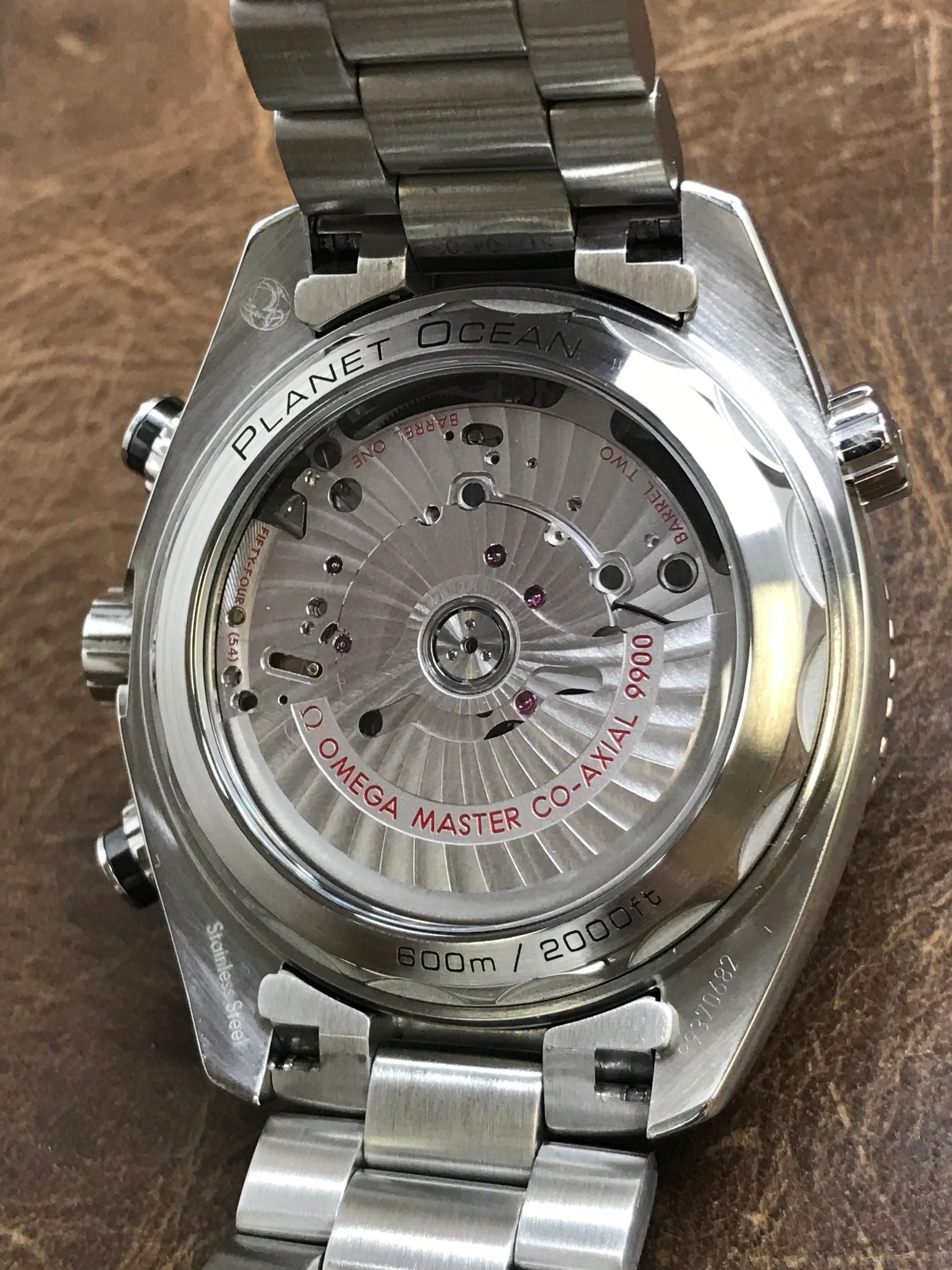 Omega Planet Ocean 600M Co-Axial Chronograph 215.30.46.51.01.002 Black Dial Automatic Men's Watch