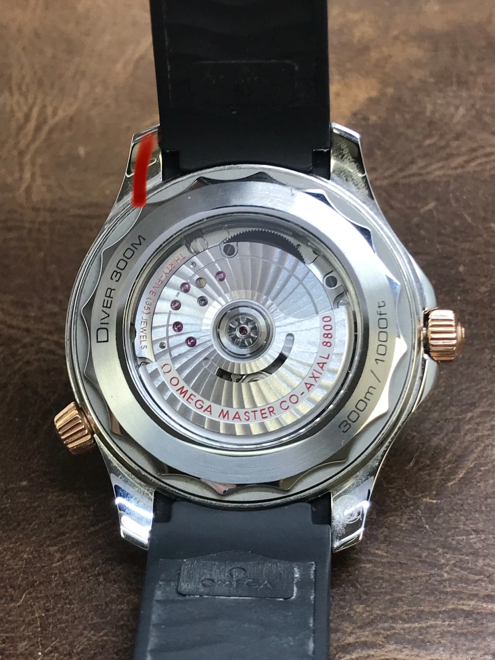 Omega Seamaster 300 210.22.42.20.01.002 Black Wave Dial Automatic Men's Watch