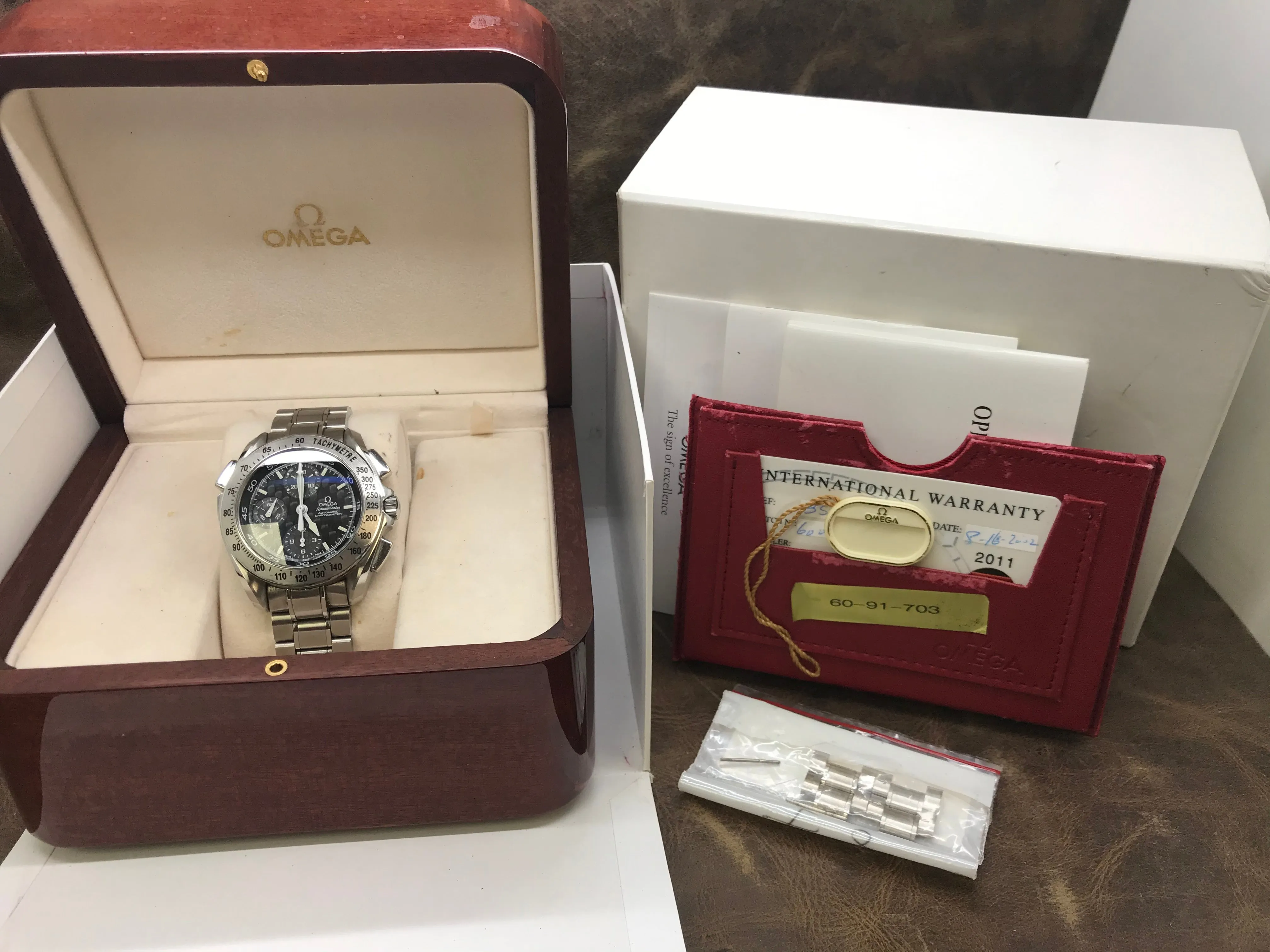 Omega Speedmaster 3540.50.00 Black Dial Automatic Men's Watch