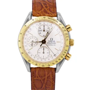 Omega Speedmaster Chronograph Reduced Triple Date 39mm 18K Gold Watch 3321.30
