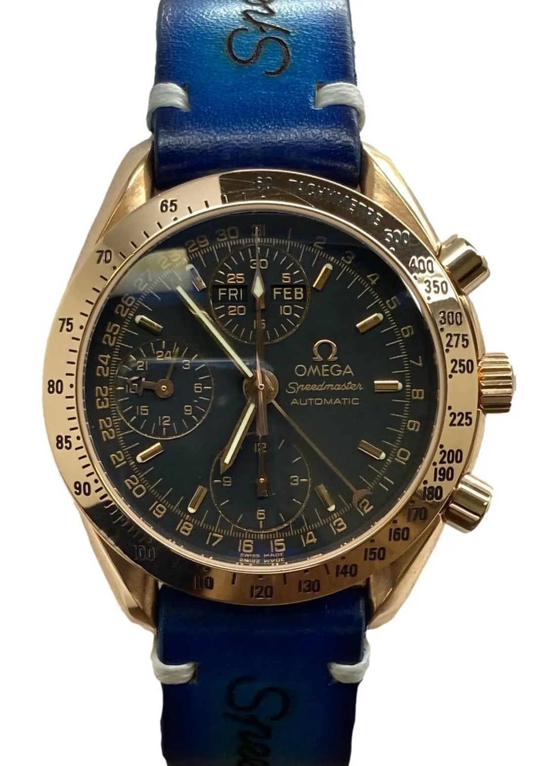 Omega Speedmaster Day Date 3623.50.01 Black Dial Automatic Men's Watch