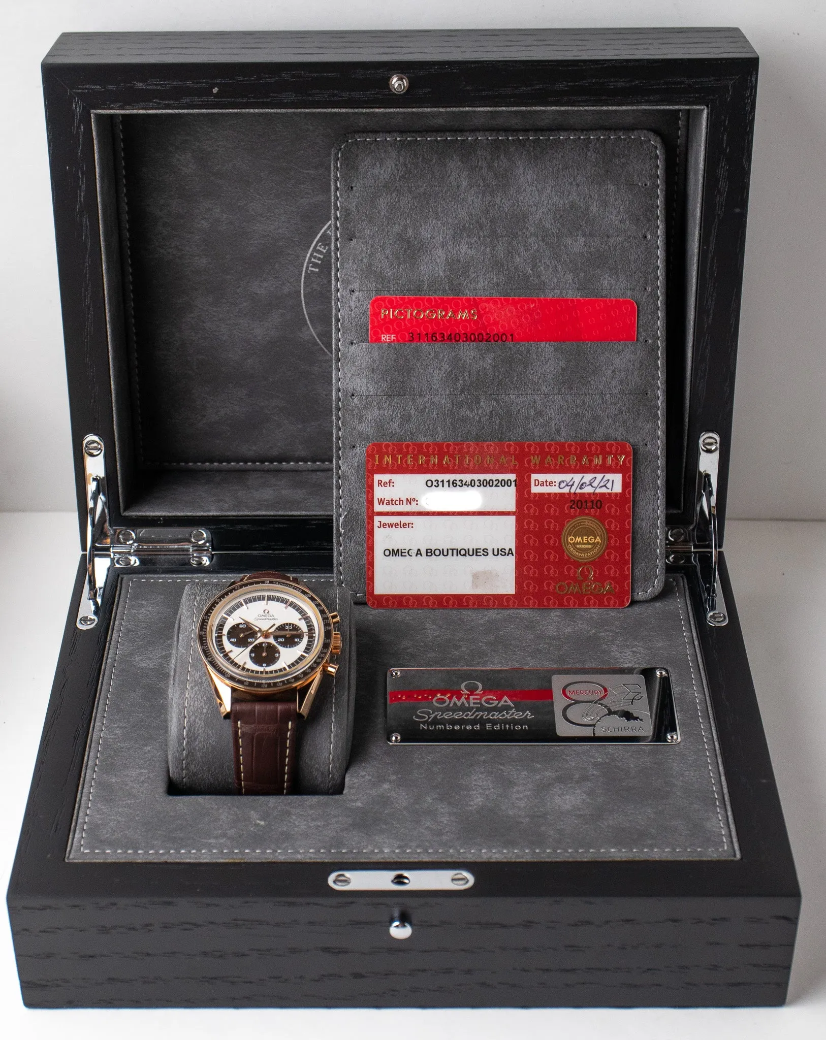 Omega Speedmaster First Omega In Space 18k Sedna Gold 311.63.40.30.02.001