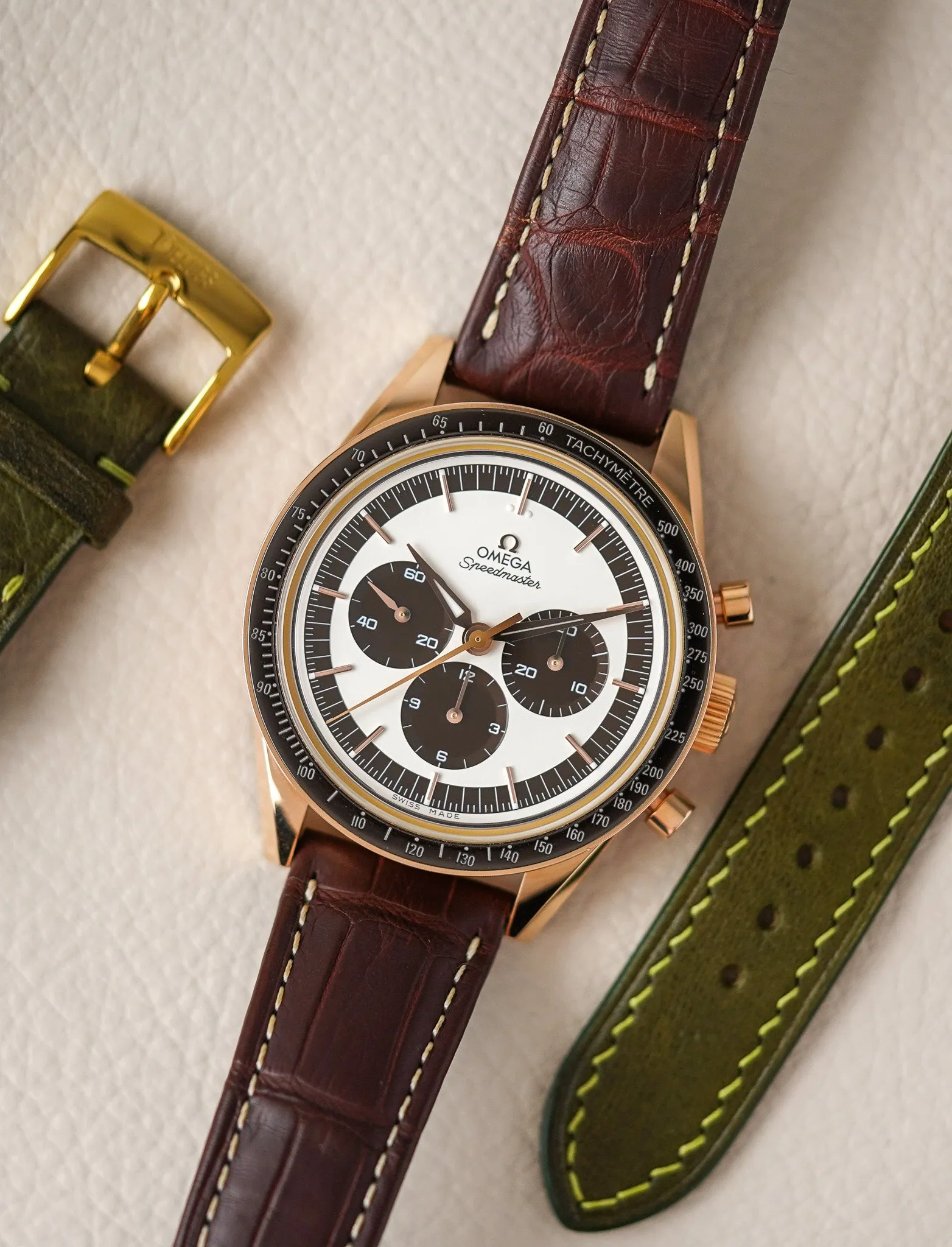 Omega Speedmaster First Omega In Space 18k Sedna Gold 311.63.40.30.02.001