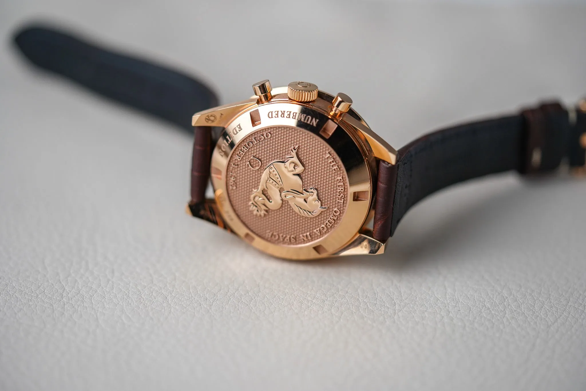 Omega Speedmaster First Omega In Space 18k Sedna Gold 311.63.40.30.02.001