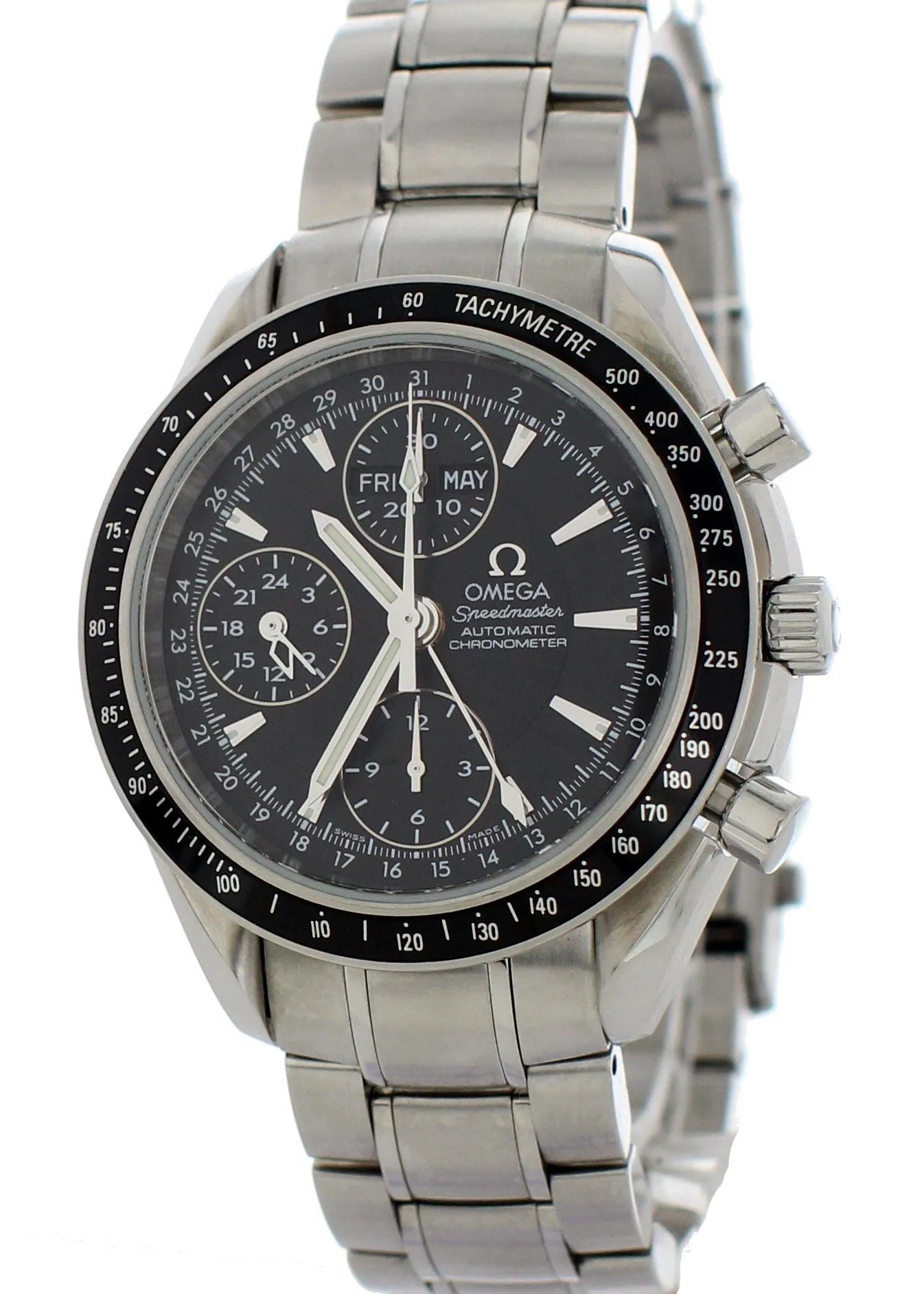 Omega Speedmaster Triple Date 3220.50.00 Mens Watch