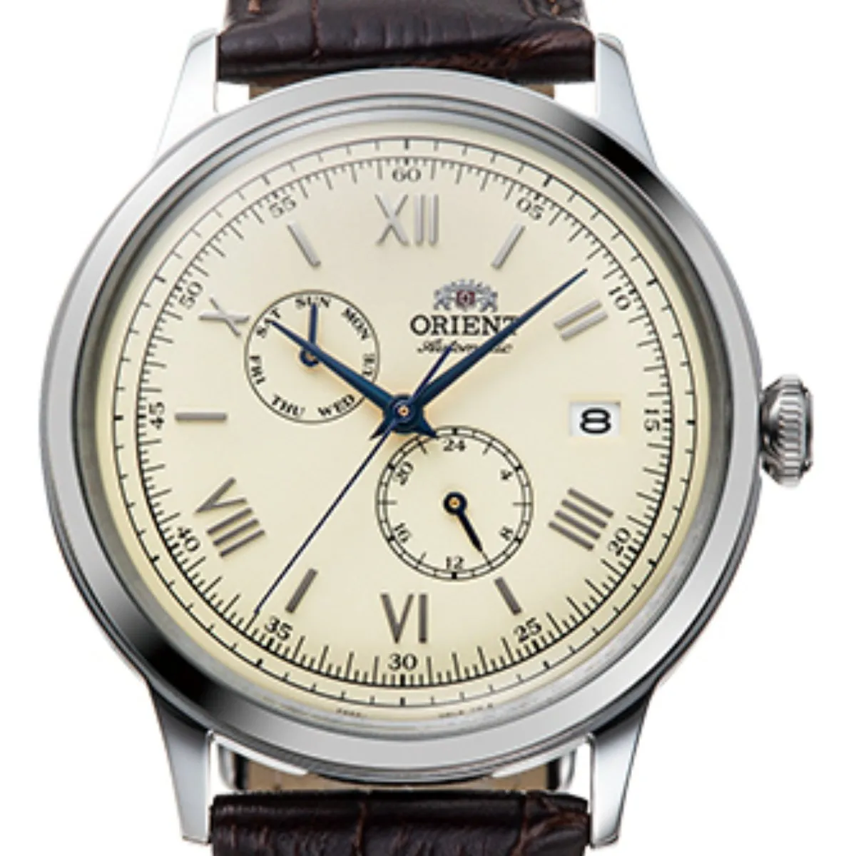 Orient RA-AK0702Y10B RA-AK0702Y Bambino Version 8 Classic Beige Dial Watch