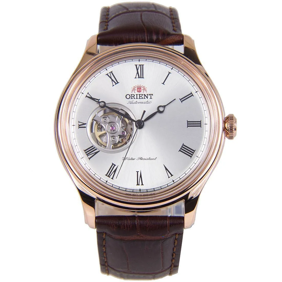 Orient Semi Skeleton Mechanical AG00001S FAG00001S0 Mens Leather Fashion Watch