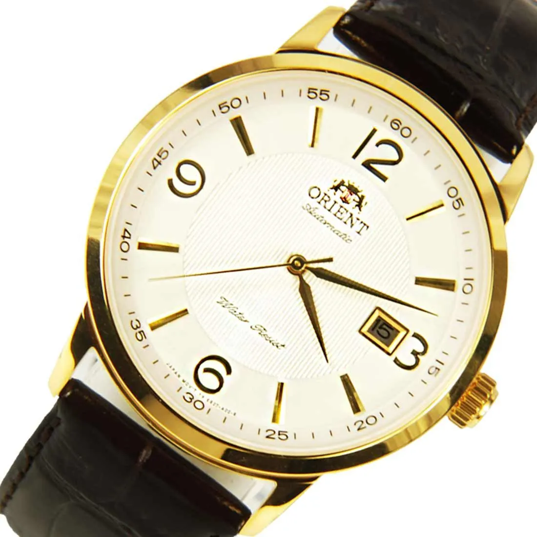 Orient Symphony ER27004W FER27004W0 Mechanical Leather Band Watch
