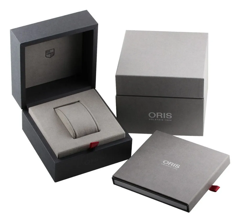 Oris Big Crown ProPilot Automatic Stainless Steel Blue Dial Brown Leather Strap Day/Date Mens Watch 752 7760 4065-07 5 22 07LC