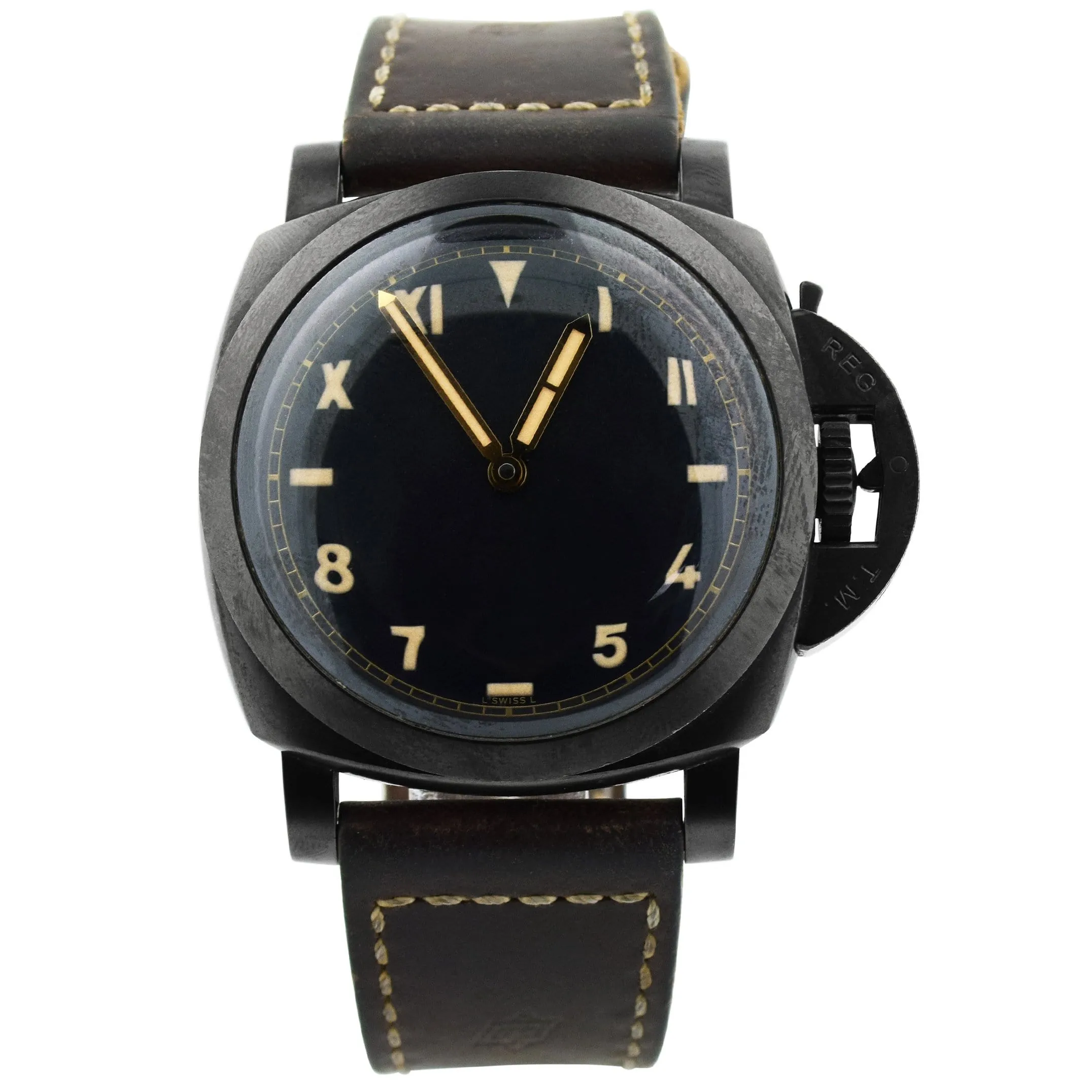 Panerai Men's Luminor 1950 3 Days Titanio DLC Titanium 47mm California Dial Watch Reference #: PAM00629