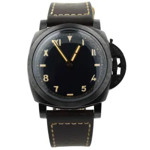 Panerai Men's Luminor 1950 3 Days Titanio DLC Titanium 47mm California Dial Watch Reference #: PAM00629