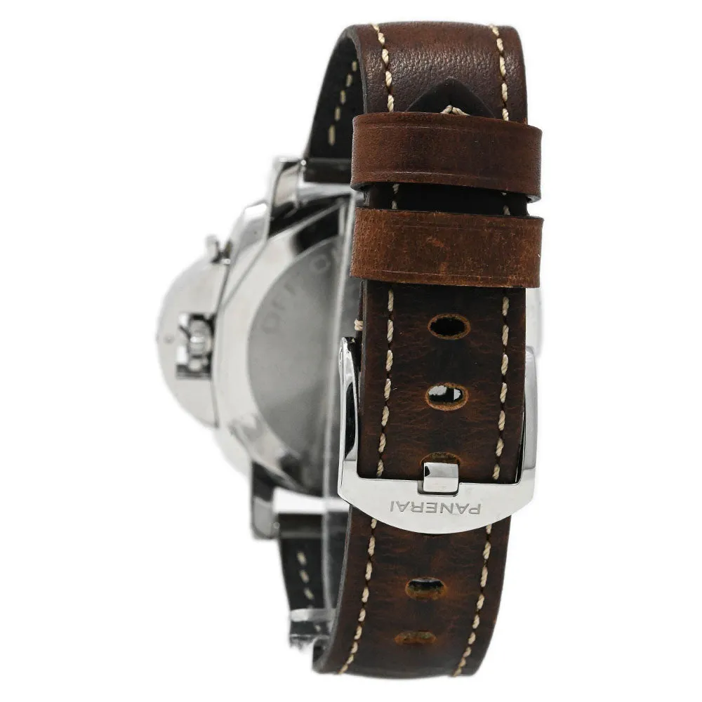 Panerai Men's Luminor Due Stainless Steel 42mm White Dial Watch Reference #: PAM01046