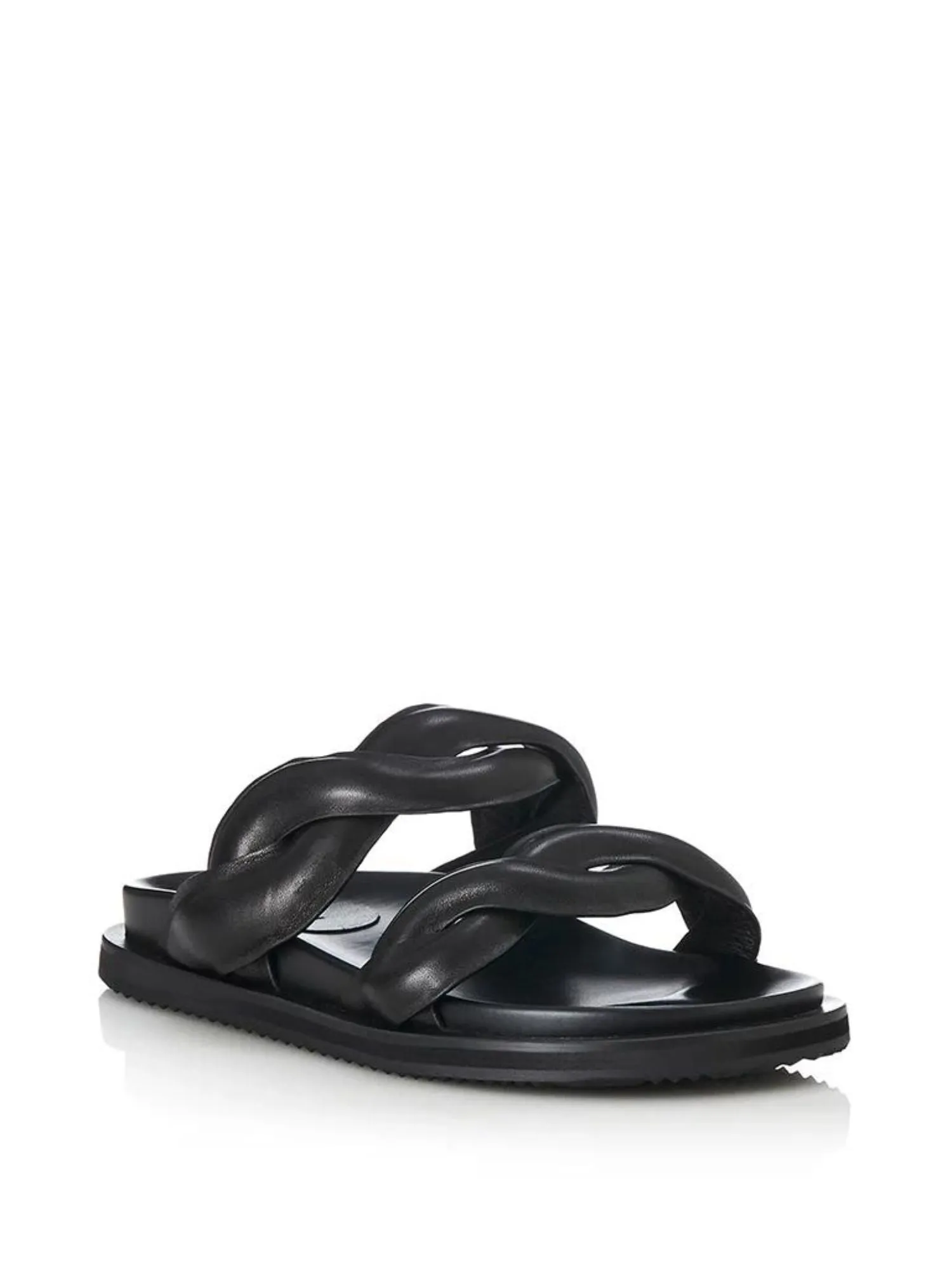 Pantone Sandal | Black Leather