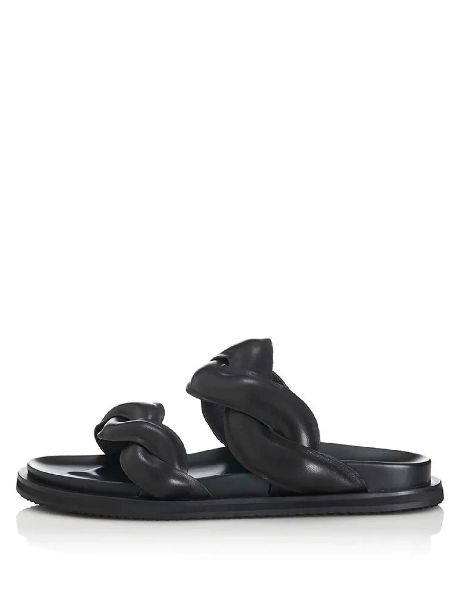 Pantone Sandal | Black Leather