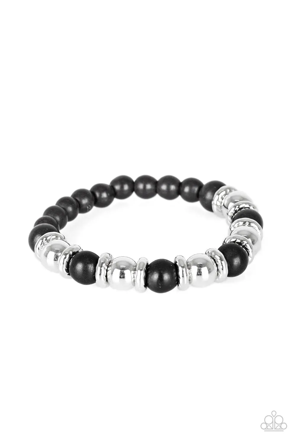 Paparazzi - Across the Mesa  - Black Bracelet