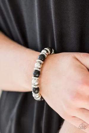 Paparazzi - Across the Mesa  - Black Bracelet