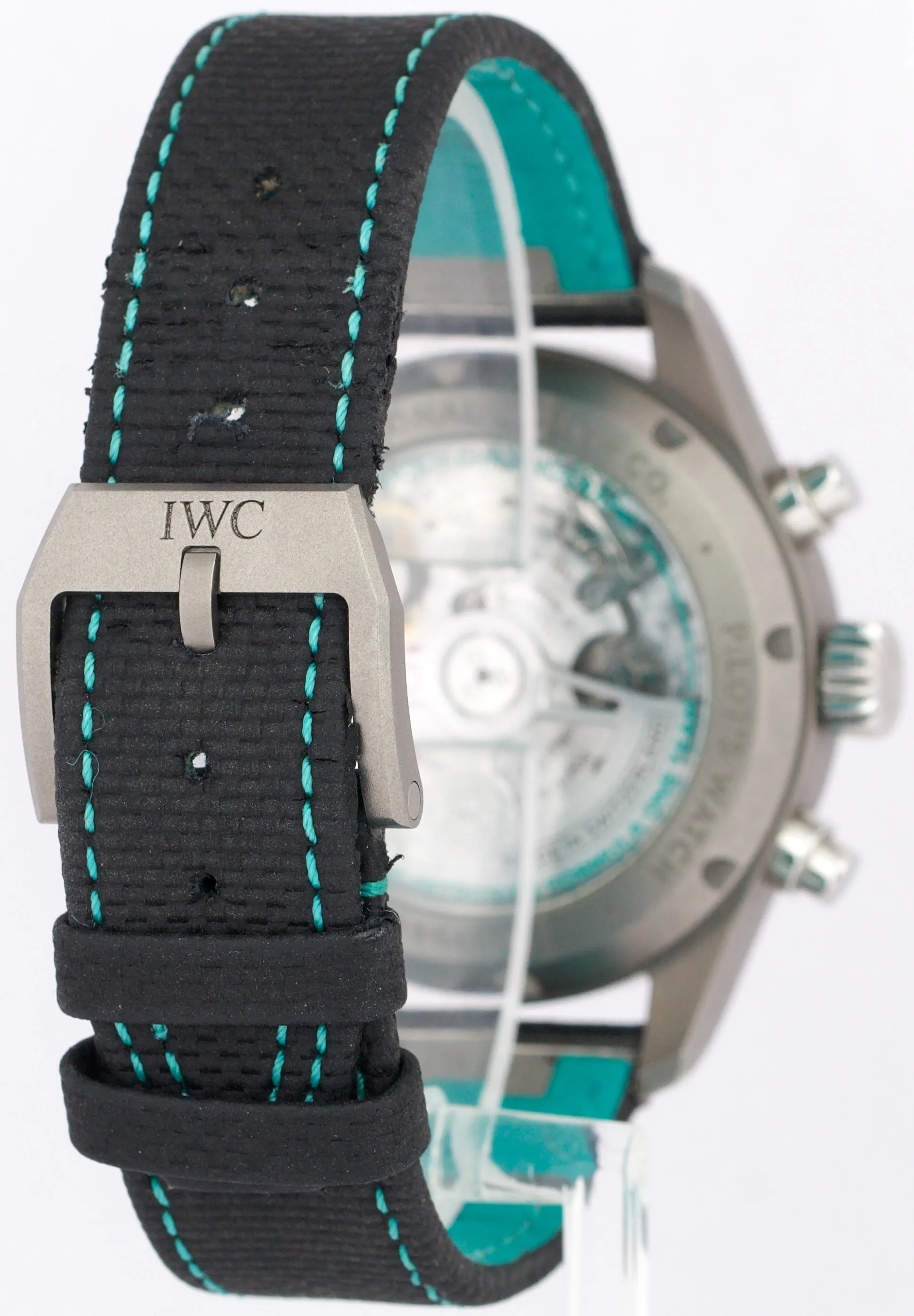 PAPERS IWC Pilot Chronograph MERCEDES-AMG Petronas 41mm Titanium IW388108 BOX