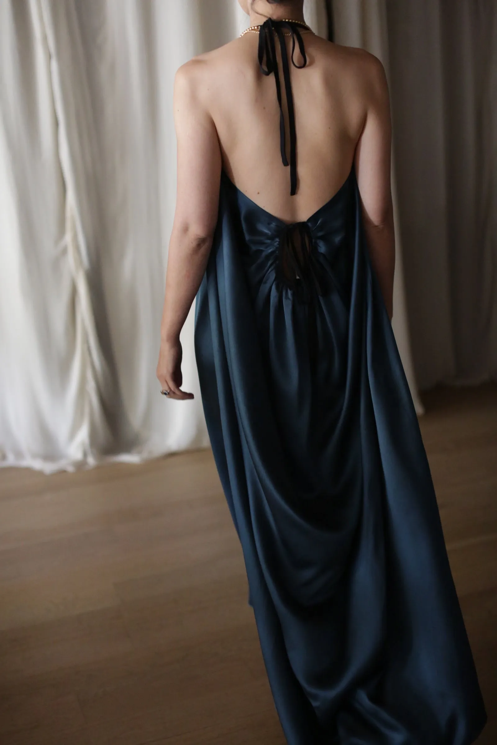 Parachute Dress Sandwashed Silk