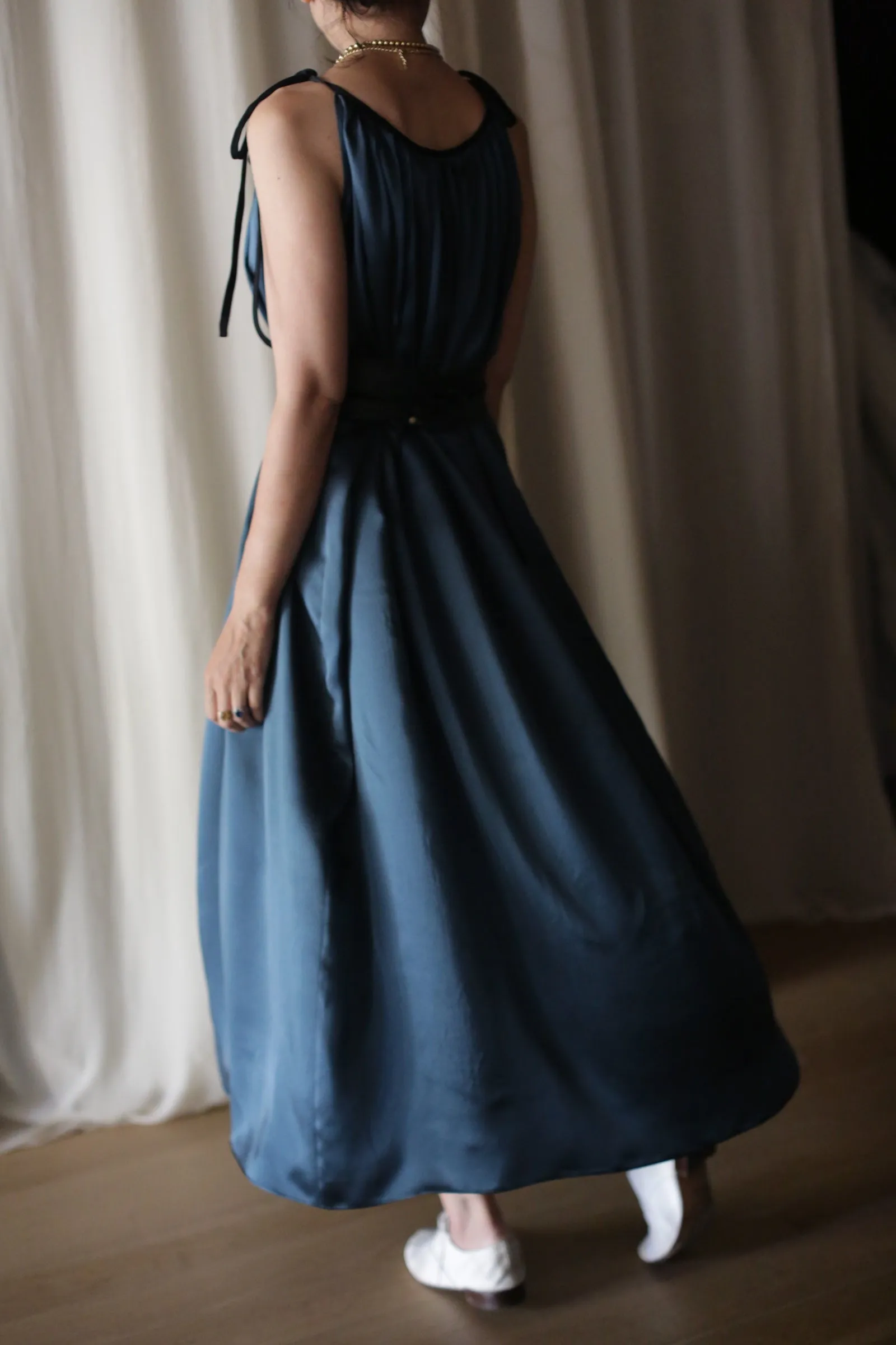 Parachute Dress Sandwashed Silk