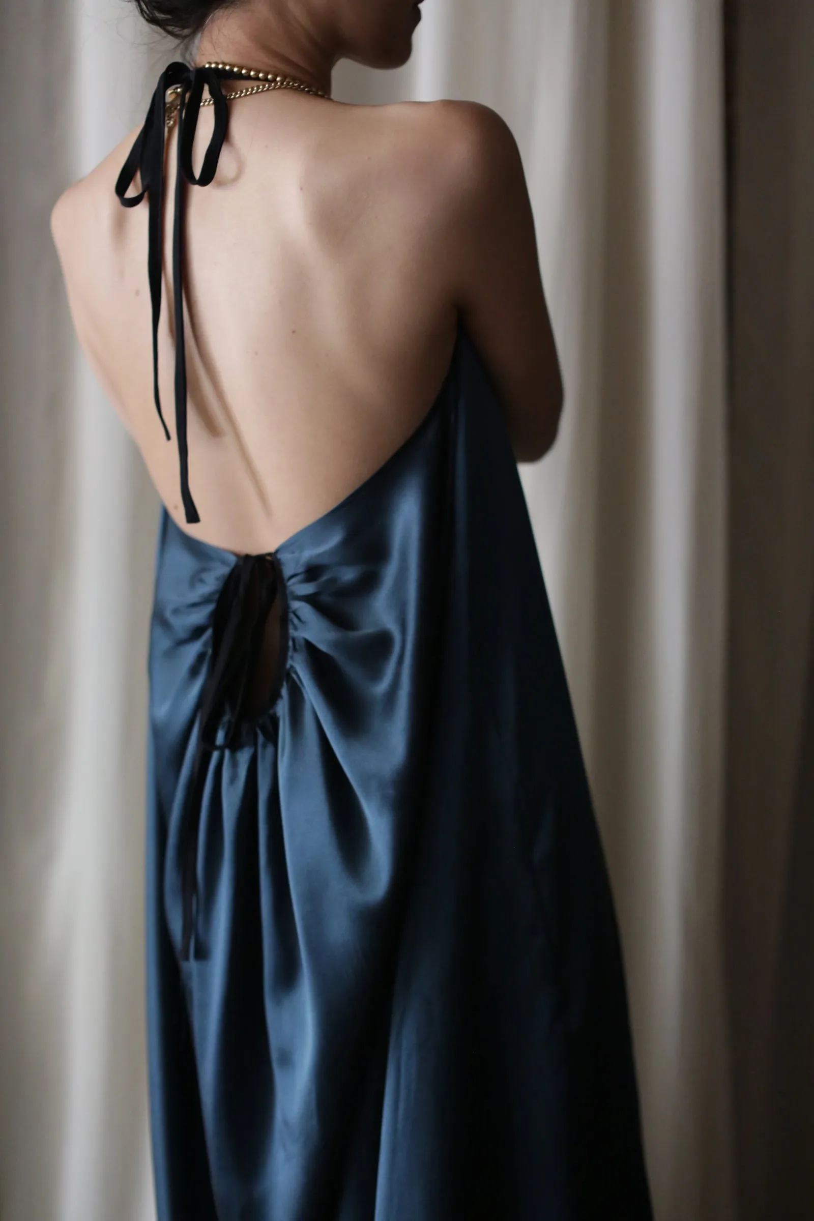 Parachute Dress Sandwashed Silk