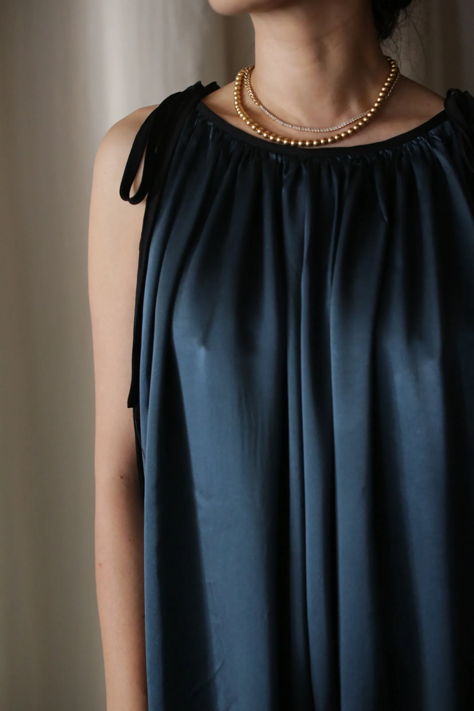 Parachute Dress Sandwashed Silk