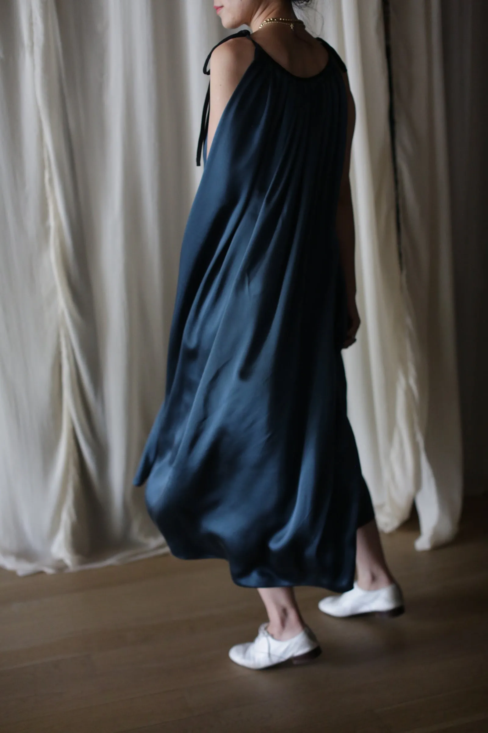 Parachute Dress Sandwashed Silk