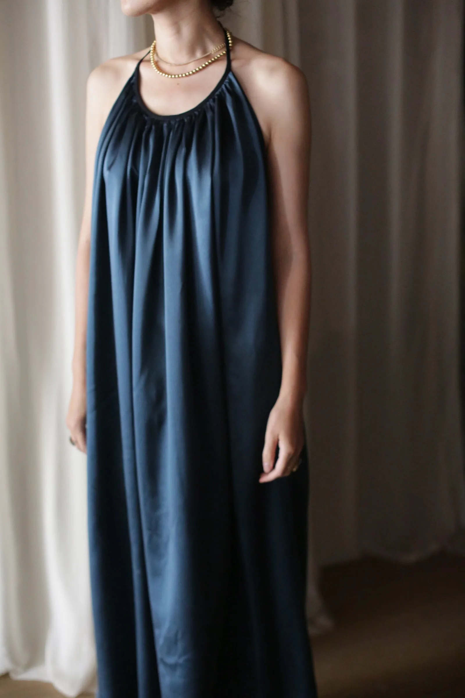 Parachute Dress Sandwashed Silk