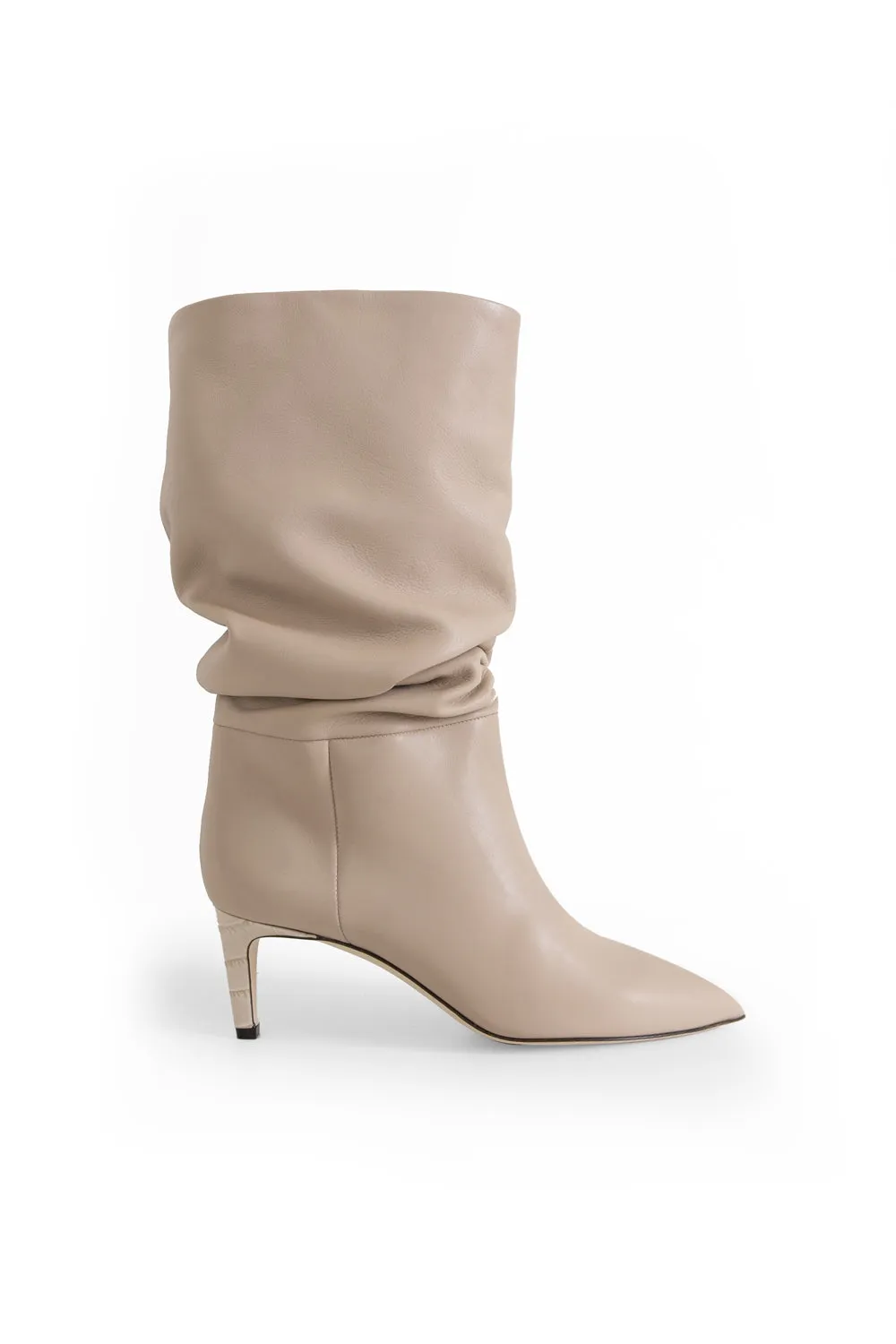 Paris Texas Calf Leather Slouchy Boot
