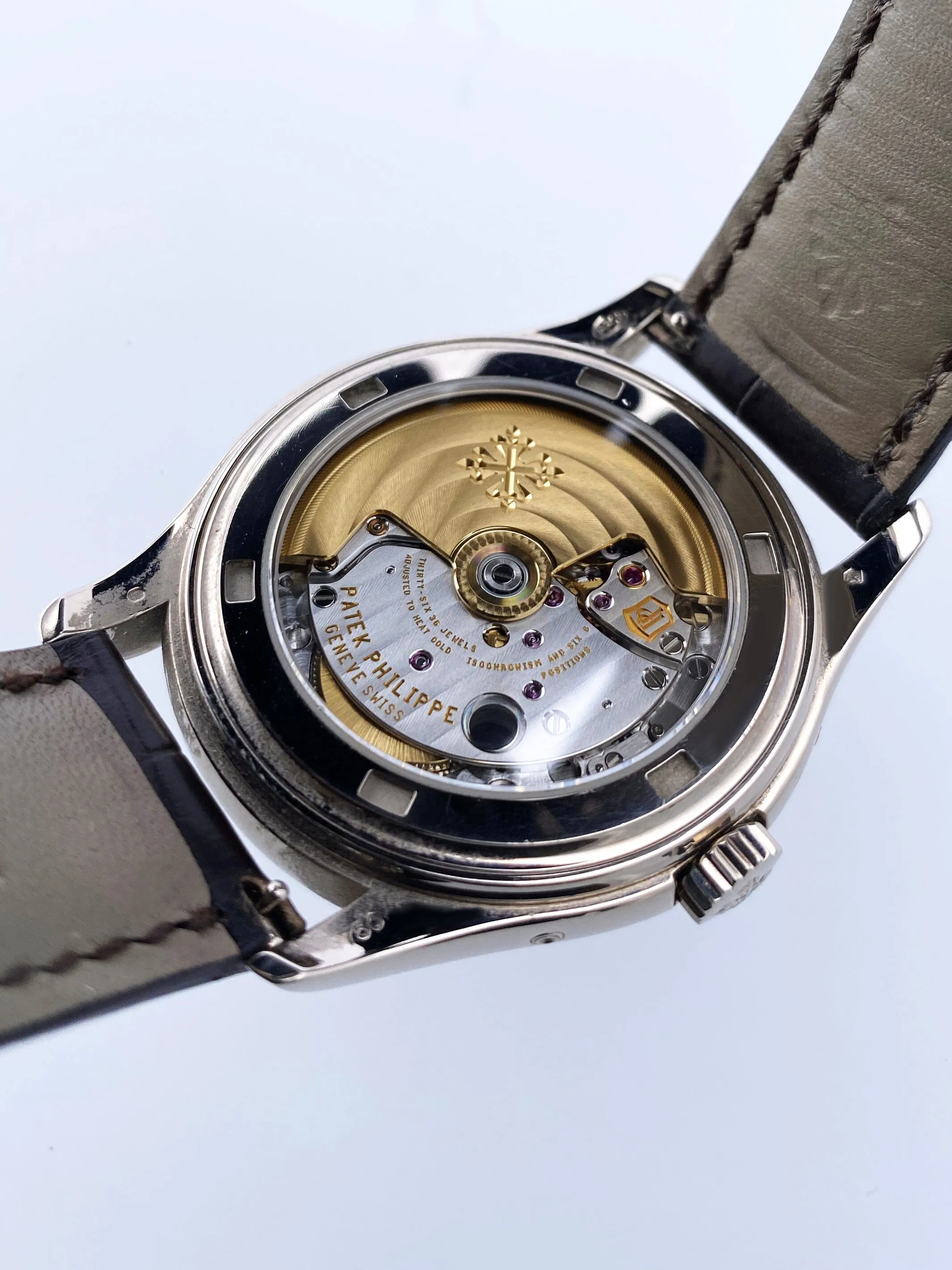 Patek Philippe Annual Calendar 5146G Cream Dial Mens Watch Papers