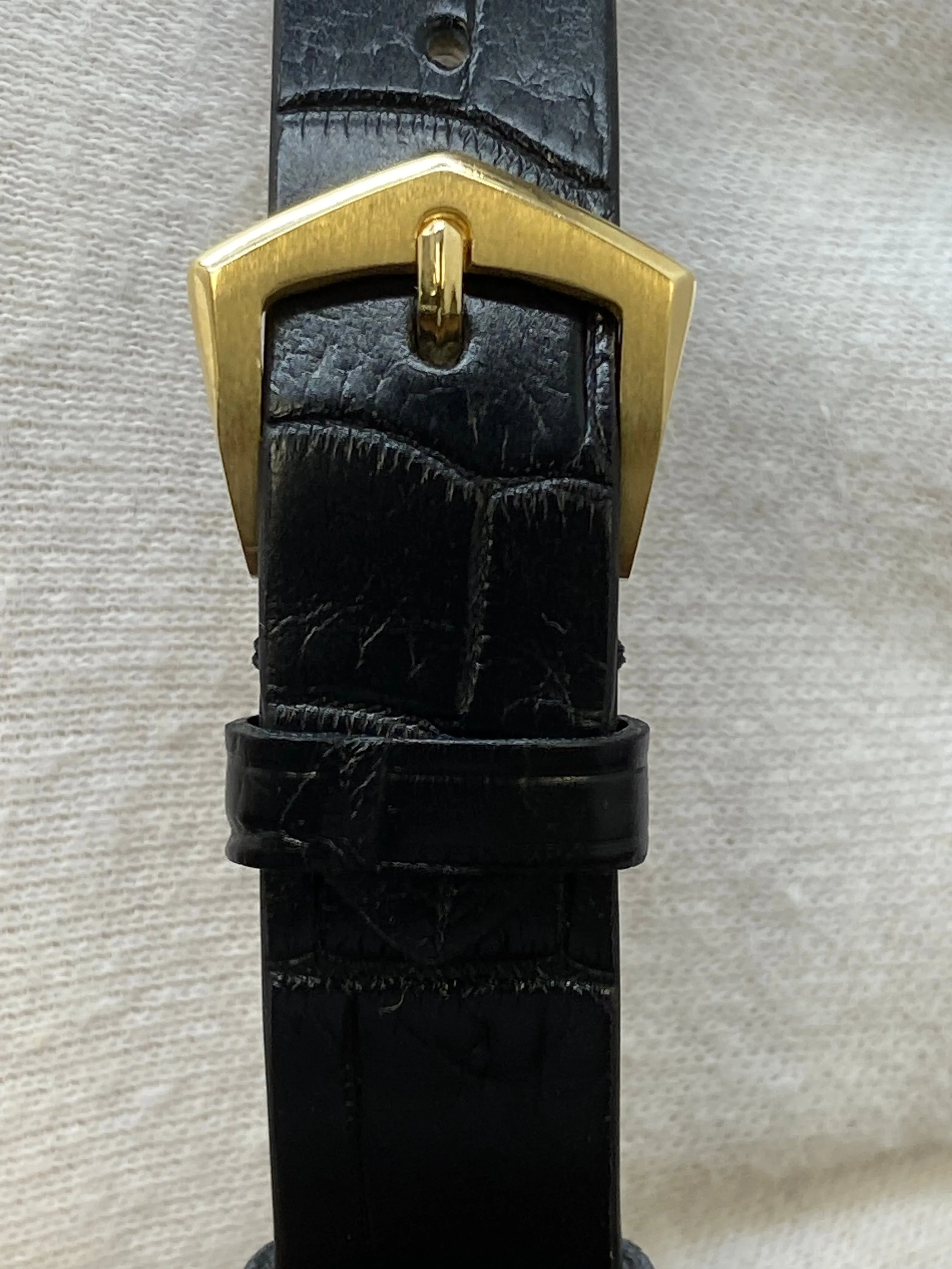 Patek Philippe Calatrava 18K Yellow Gold 3796D White Roman Dial Manual winding Watch